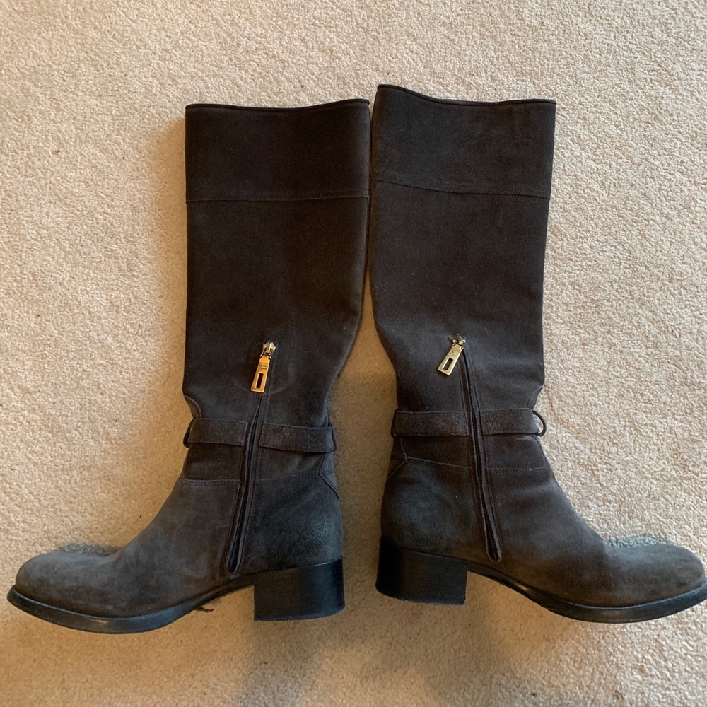 Prada Suede Riding Boots - Picture 2 of 3